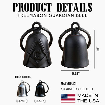 Engraved guardian bell with custom photo, making a meaningful sympathy gift for loss of father.