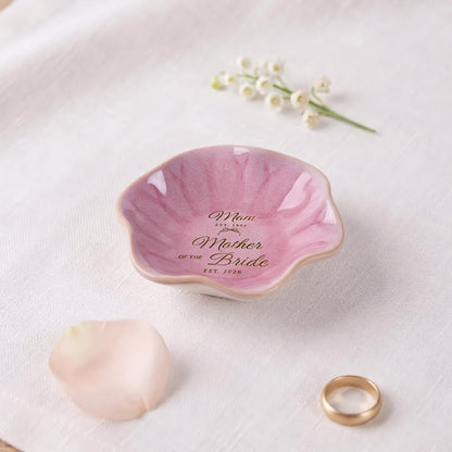 Exquisite wedding present for mom, featuring personalized engraving that honors her special role.