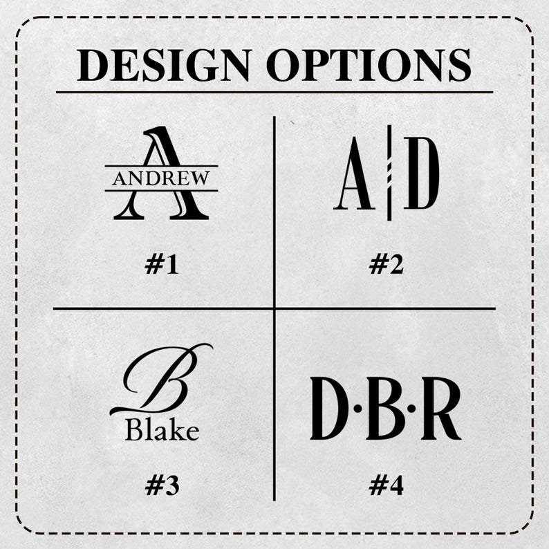 Stainless steel money clip engraved with initials, making it one of the best unique groomsmen gifts or custom groomsmen gifts.