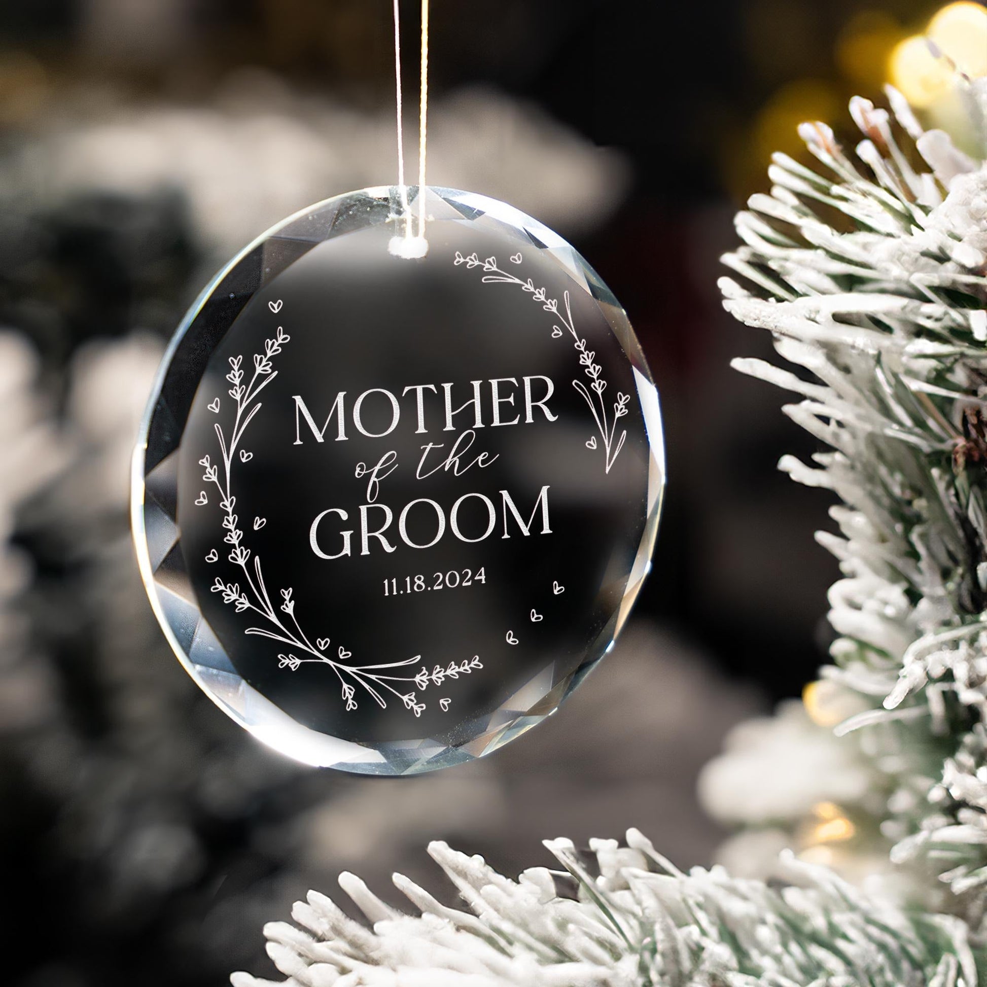 Wedding gifts for parents with sentimental glass ornaments for lasting memories  