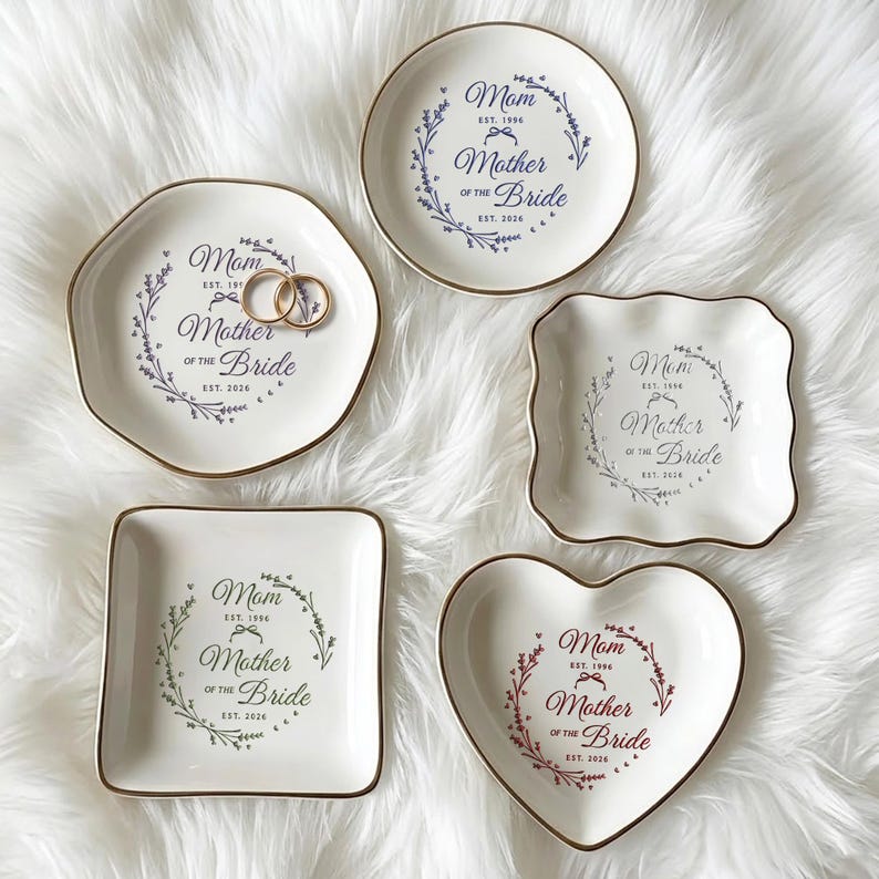 Thoughtful Mother's Day ring dish from daughter, celebrating the special bond with a custom design.