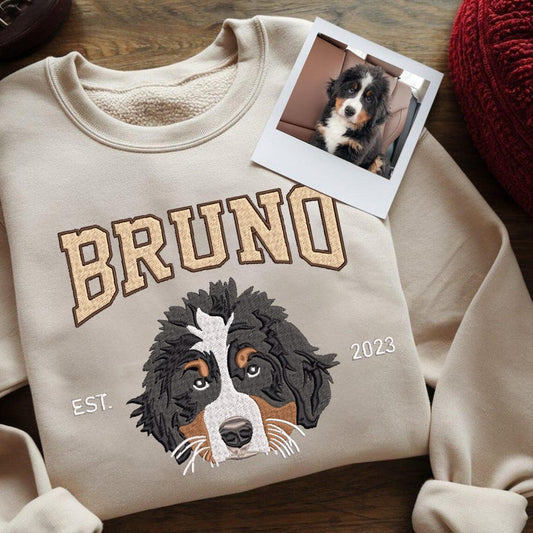 Personalized Pet Embroidered Sweatshirt