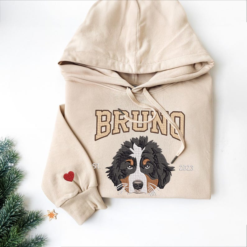 Personalized Pet Embroidered Sweatshirt