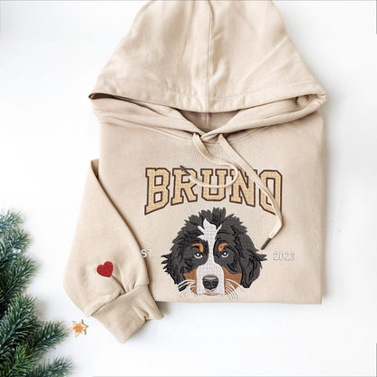 Personalized Pet Embroidered Sweatshirt