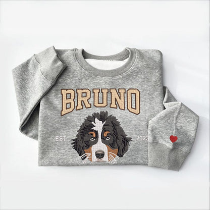 Personalized Pet Embroidered Sweatshirt
