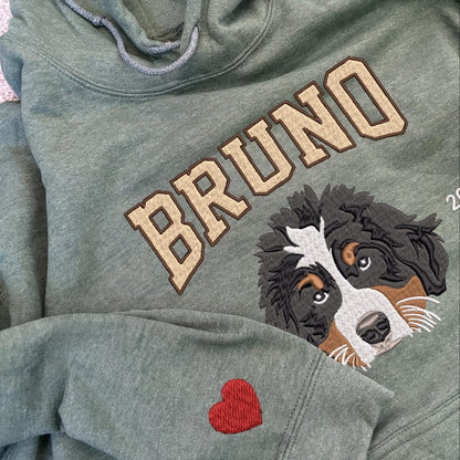 Personalized Pet Embroidered Sweatshirt