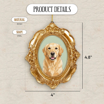 A beautiful photo frame ornament, the Personalized Pet Watercolor Frame Ornament is a cherished personalized pet ornament.