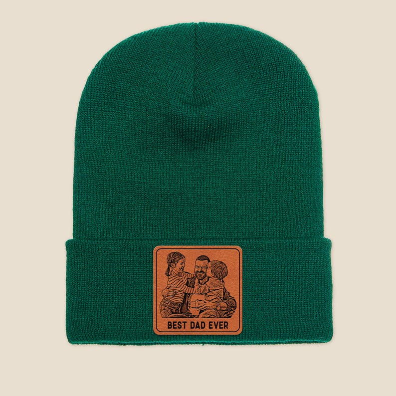 A great Christmas gift for Dad, the Personalized Photo Beanie is a custom beanie perfect for any father.
