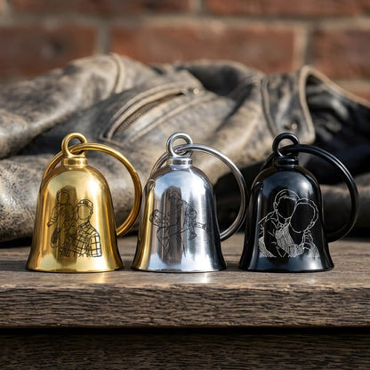 The perfect gift for motorcycle dads, offering a sentimental 'Drive Safe Daddy' touch for his bike.
