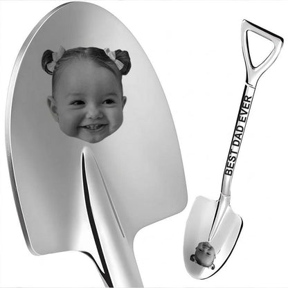 Engraved Father's Day gifts like this photo spoon, a sentimental Father's Day gift from son and daughter.