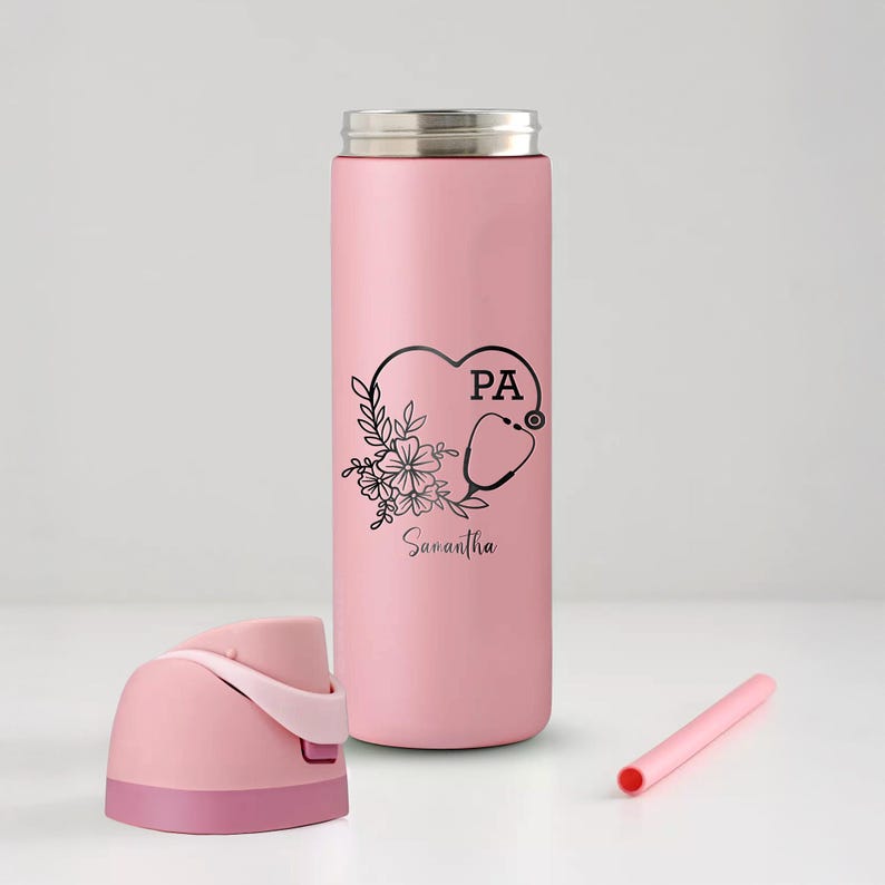 High-quality engraved graduation gifts, ideal for those seeking a durable 24oz water bottle for PAs.