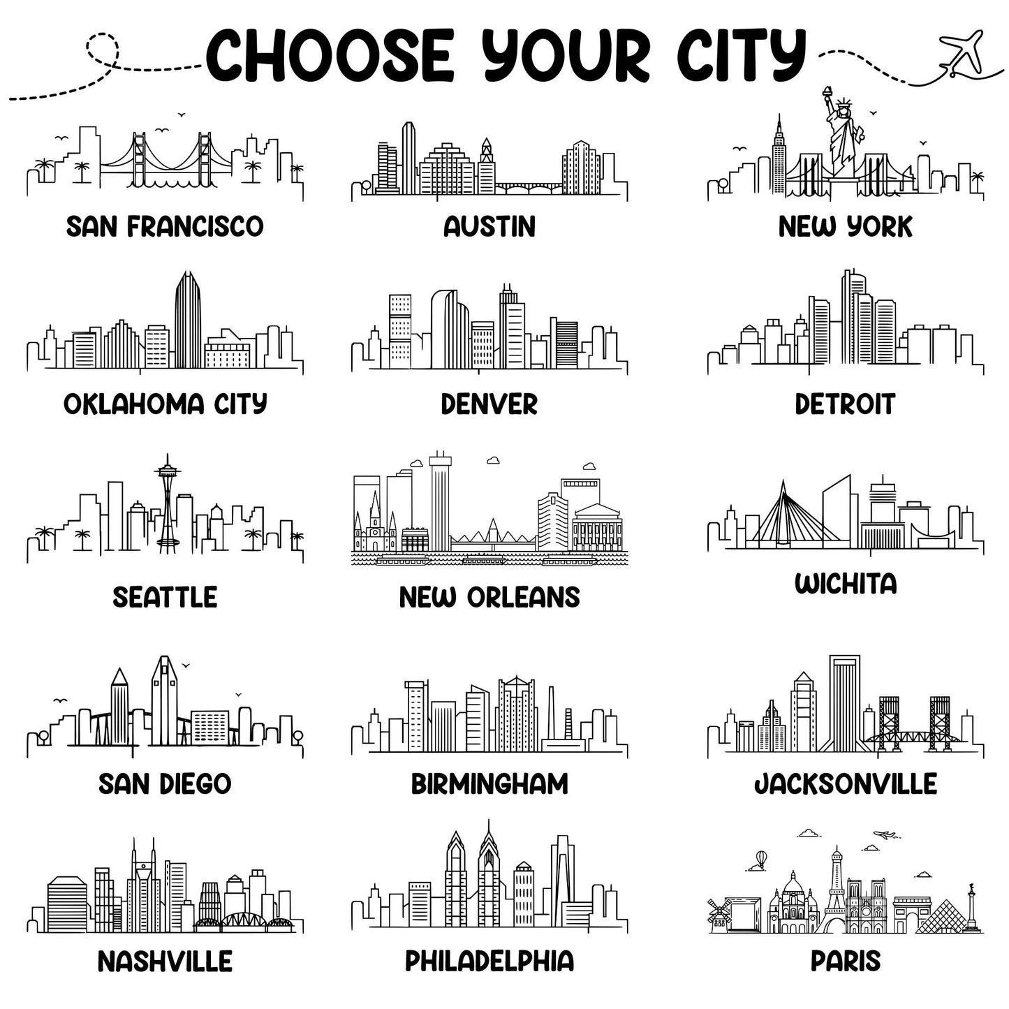 Personalized Skyline Ring Dish