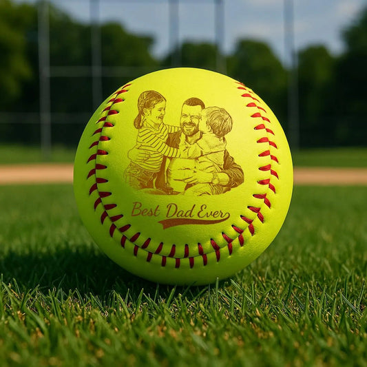 personalized softball gift for dad