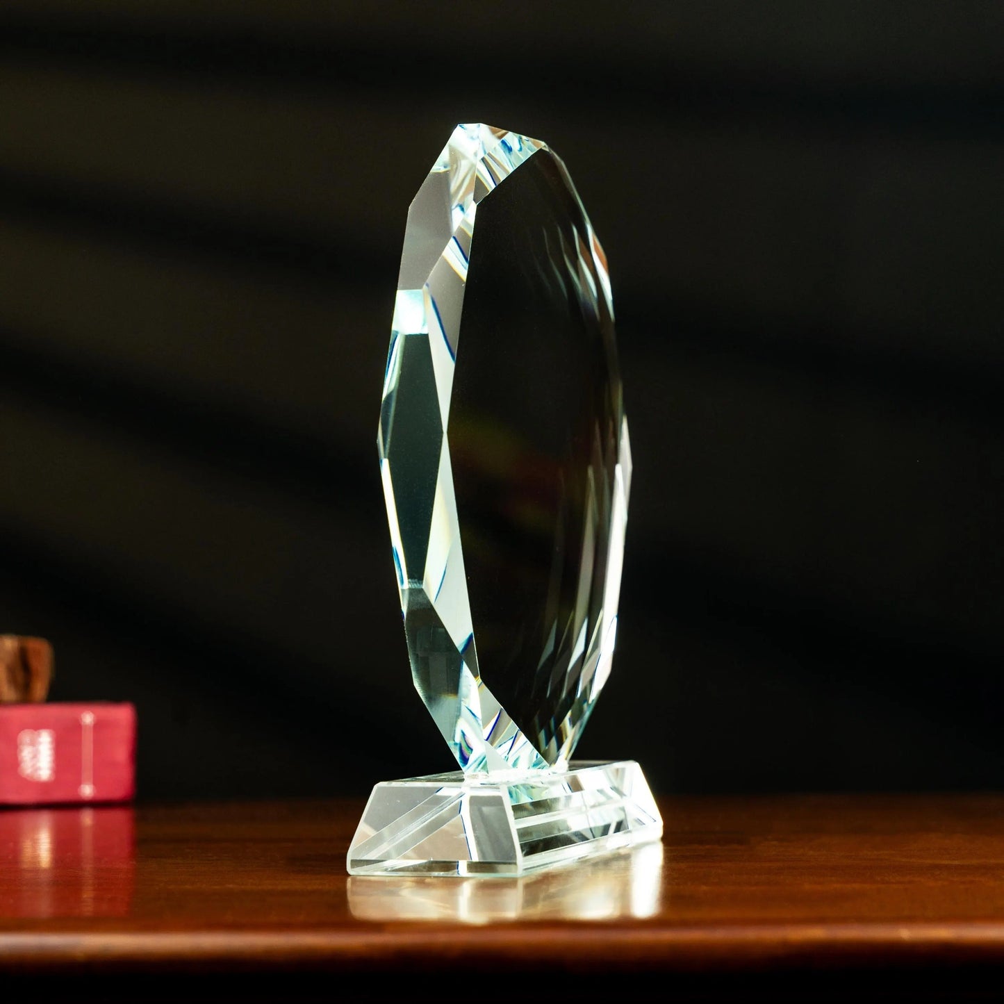 Personalized Speech Therapist Crystal Award designed to honor exceptional SLP professionals  