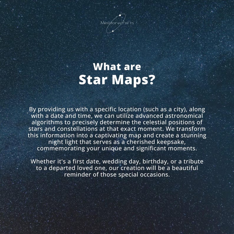 A close-up of a star map lamp, the Personalized Star Map Acrylic Night Light is a romantic LED light gift.