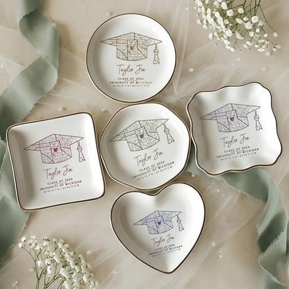 A premium engraved graduation gift, offering a unique and memorable way to store your jewelry.