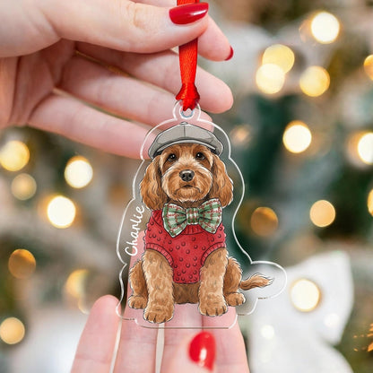 Personalized Watercolor Dog Keepsake Dog Memorial Christmas Gift Gifts for Pet Owners