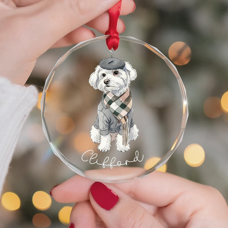 Dog Mom Gifts Custom Dog Ornaments Gifts for Dog Owners