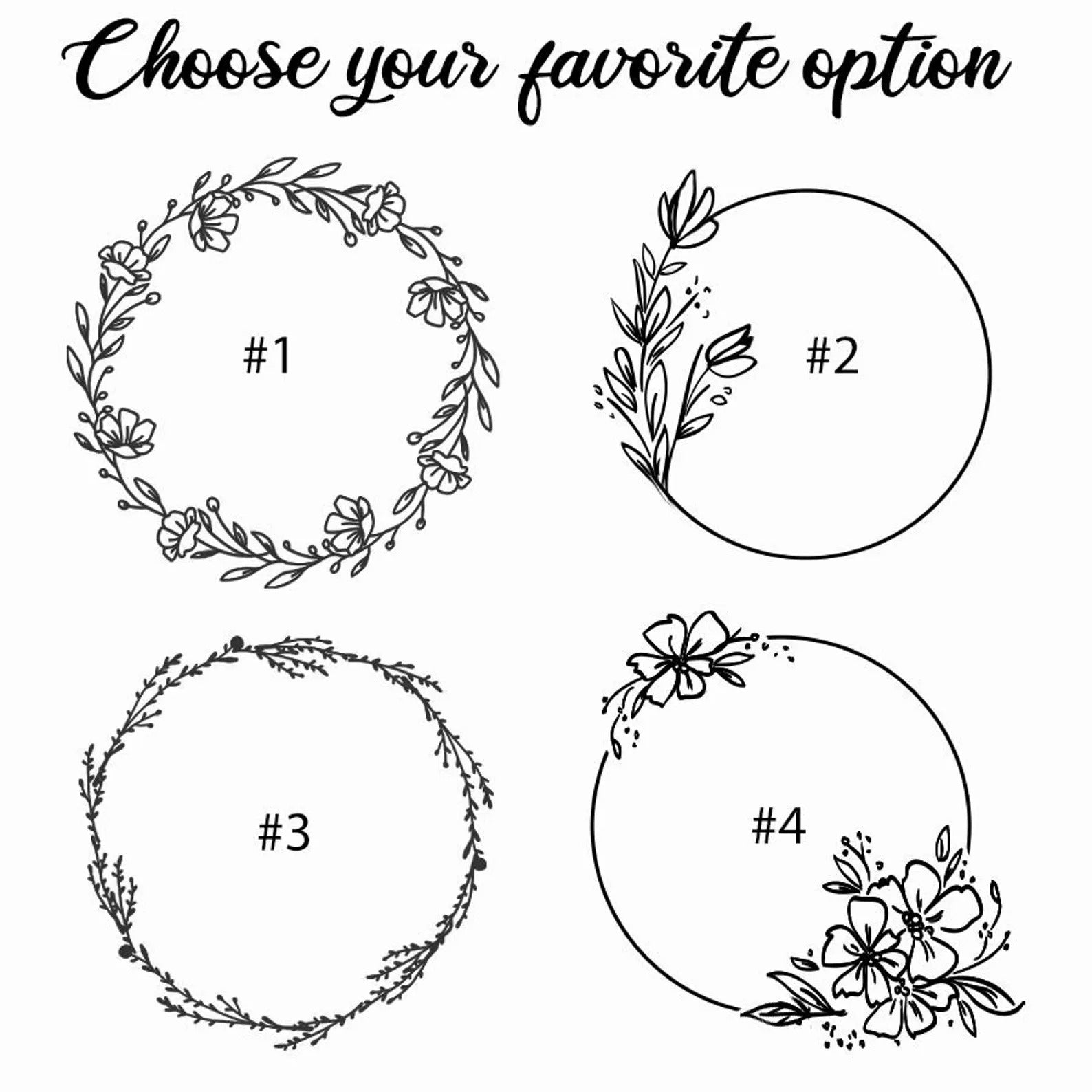 Custom Personalized Wedding Flower Wreath Glass Perfume Bottle perfect as bridal party gift and wedding shower gifts  