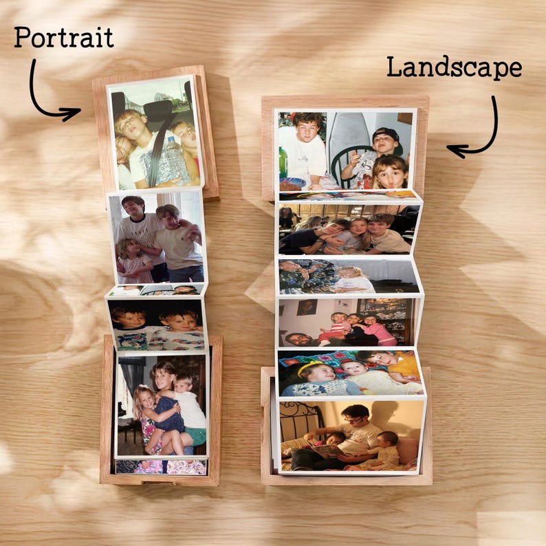 Fathers day photo frame and custom photography boxes, a creative alternative to a standard dad picture frame.