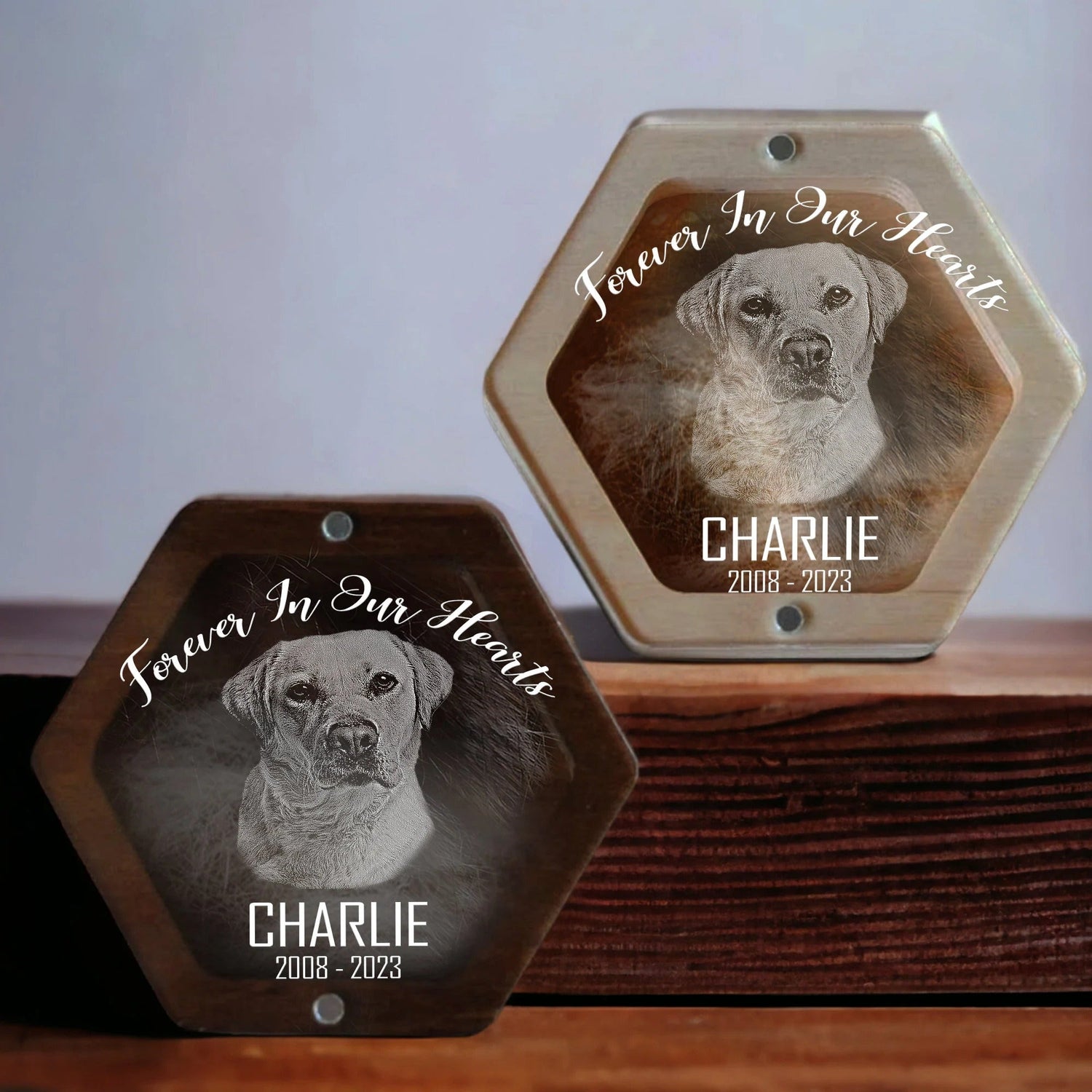 pet hair personalized keepsake box