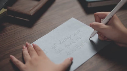 Custom Photo & Handwriting Whiskey Glass Engraved