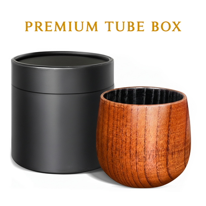 Personalized 5 Year Anniversary Wooden Whiskey Glass